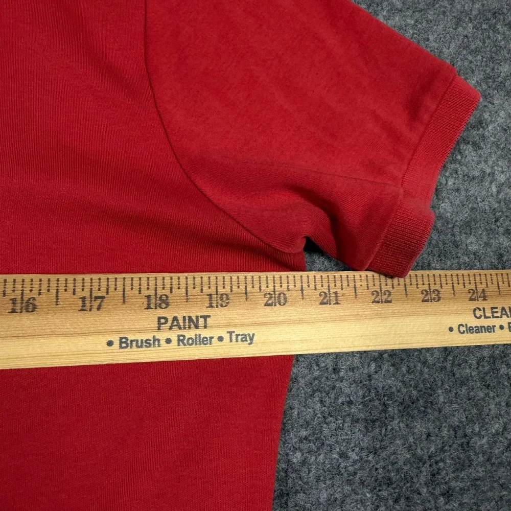 Polo Ralph Lauren Custom Fit Polo Shirt Mens M Red Cotton GUC